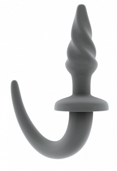 Серая анальная пробка SONO №10 с ручкой Серая анальная пробка SONO №10 с ручкой