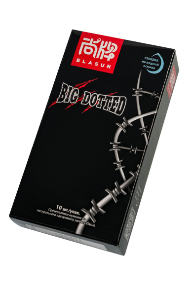 Презервативы с точками Elasun Big Dotted - 10 шт. Презервативы с точками Elasun Big Dotted - 10 шт.