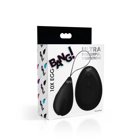 Черное виброяйцо с пультом ДУ 10X Silicone Vibrating Egg Черное виброяйцо с пультом ДУ 10X Silicone Vibrating Egg