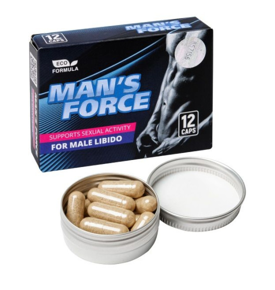 Пищевой концентрат для мужчин MANS FORCE - 12 капсул Пищевой концентрат для мужчин MANS FORCE - 12 капсул