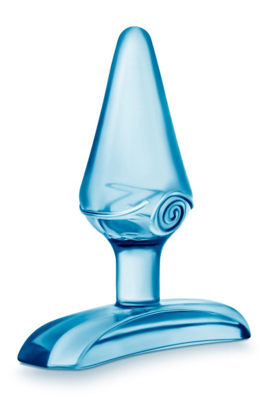 Голубая анальная пробка Jolly Plug - 7 см. Голубая анальная пробка Jolly Plug - 7 см.