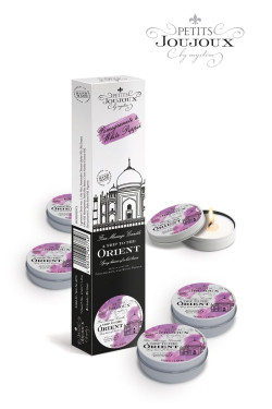 Набор из 5 свечей Petits Joujoux Orient с ароматом граната и белого перца - 33 гр. Набор из 5 свечей Petits Joujoux Orient с ароматом граната и белого перца - 33 гр.