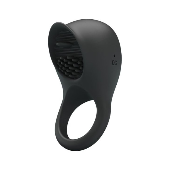 Черное эрекционное кольцо Ring Shaking II Черное эрекционное кольцо Ring Shaking II