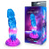 Разноцветный фантазийный фаллоимитатор - 22 см. Разноцветный фантазийный фаллоимитатор - 22 см.