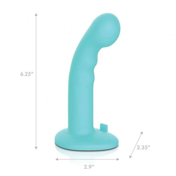 Голубая изогнутая насадка 6in Remote Control Ripple P-Spot G-Spot на черных трусиках - 16 см. Голубая изогнутая насадка 6in Remote Control Ripple P-Spot G-Spot на черных трусиках - 16 см.