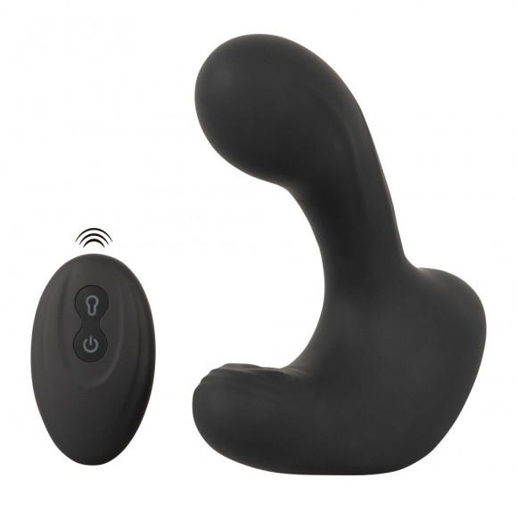 Черная анальная вибропробка с функцией расширения RC Butt Plug with 3 functions Черная анальная вибропробка с функцией расширения RC Butt Plug with 3 functions
