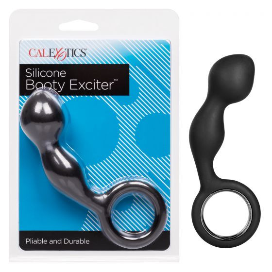 Черный анальный стимулятор Silicone Booty Exciter - 10,75 см. Черный анальный стимулятор Silicone Booty Exciter - 10,75 см.