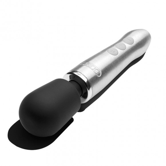 Серебристо-черный вибратор Doxy Go - 16,2 см. Серебристо-черный вибратор Doxy Go - 16,2 см.