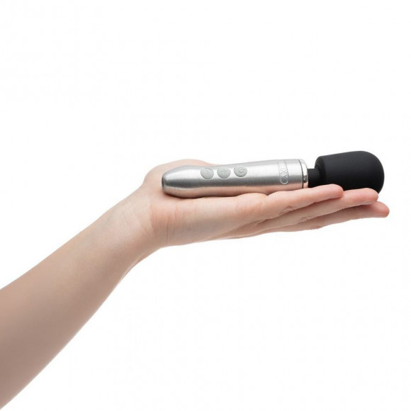 Серебристо-черный вибратор Doxy Go - 16,2 см. Серебристо-черный вибратор Doxy Go - 16,2 см.