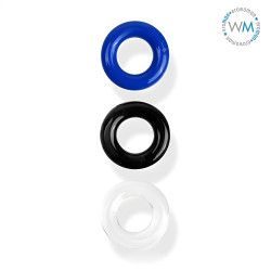 Набор из трех разноцветных эрекционных колец Erowoman-Eroman Набор из трех разноцветных эрекционных колец Erowoman-Eroman