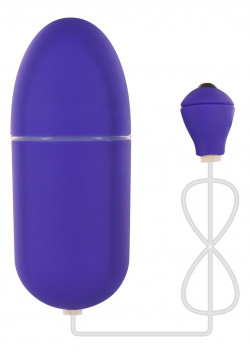 Фиолетовое виброяйцо FUNKY EGG ON A WIRE - 7,5 см. Фиолетовое виброяйцо FUNKY EGG ON A WIRE - 7,5 см.