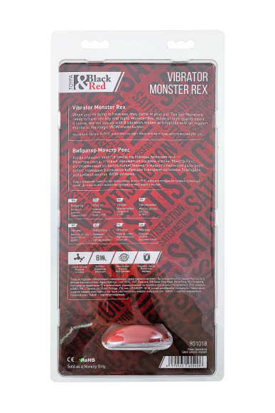 Силиконовый вибратор Monster Rex - 24,5 см. Силиконовый вибратор Monster Rex - 24,5 см.