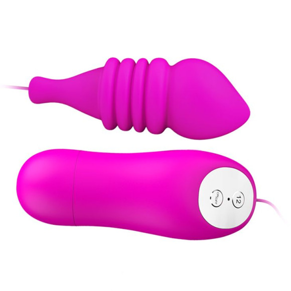 Вибропуля Pleasure Shell с рёбрышками и выносным пультом управления Вибропуля Pleasure Shell с рёбрышками и выносным пультом управления