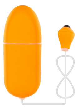 Оранжевое виброяйцо FUNKY EGG ON A WIRE - 7,5 см. Оранжевое виброяйцо FUNKY EGG ON A WIRE - 7,5 см.