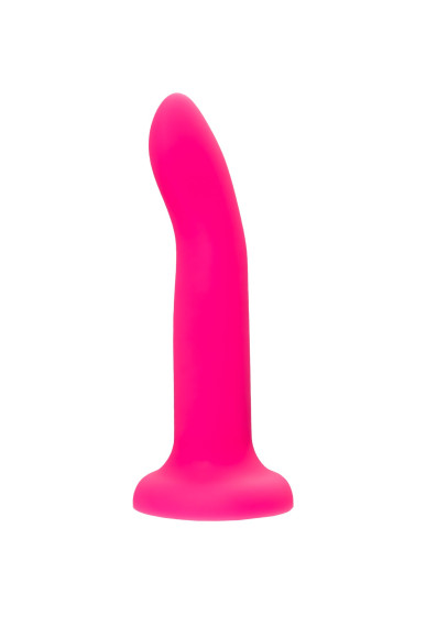 Ярко-розовый, светящийся в темноте фаллоимитатор Sam Glow - 17 см. Ярко-розовый, светящийся в темноте фаллоимитатор Sam Glow - 17 см.