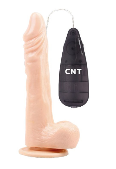 Телесный вибратор-реалистик 8.5 Vibrating Beginner Dildo - 21,5 см. Телесный вибратор-реалистик 8.5 Vibrating Beginner Dildo - 21,5 см.