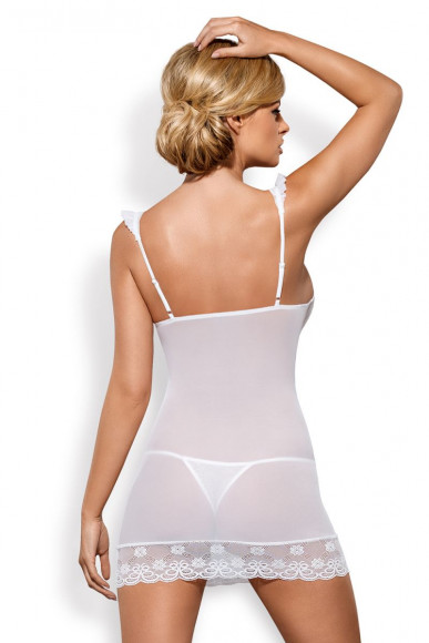 Изысканная сорочка с  крылышками  на бретелях Julitta