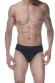 Черные мужские трусы-стринги с широкой резинкой Черные мужские трусы-стринги с широкой резинкой
