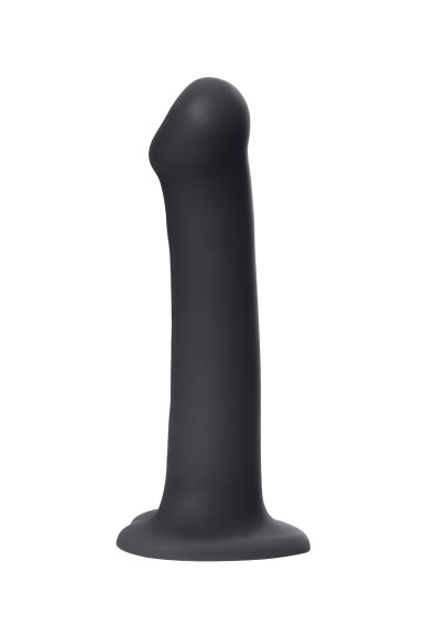 Черный фаллос на присоске Silicone Bendable Dildo L - 19 см. Черный фаллос на присоске Silicone Bendable Dildo L - 19 см.