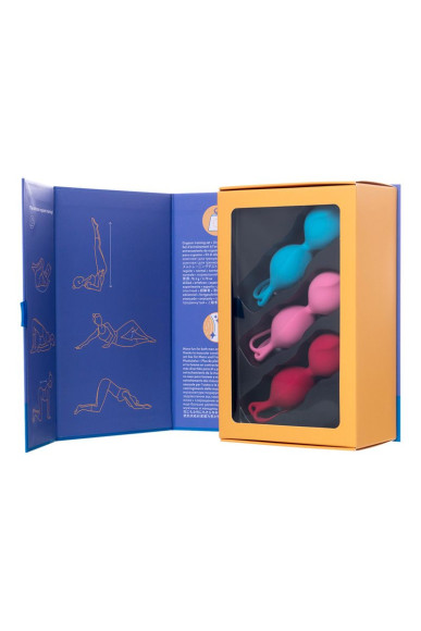 Набор из 3 двойных вагинальных шариков Satisfyer V Balls Набор из 3 двойных вагинальных шариков Satisfyer V Balls