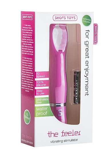 Розовый вибростимулятор The Feeler - 18 см. Розовый вибростимулятор The Feeler - 18 см.