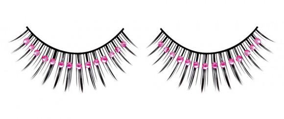 Черные ресницы со стразами Glitter Черные ресницы со стразами Glitter