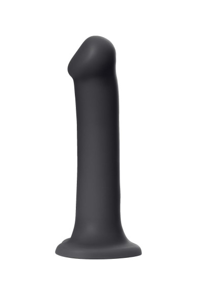 Черный фаллос на присоске Silicone Bendable Dildo XL - 20 см. Черный фаллос на присоске Silicone Bendable Dildo XL - 20 см.