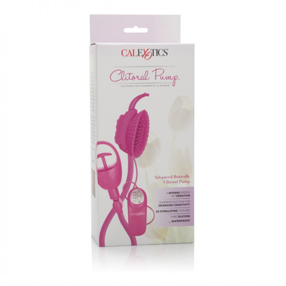 Помпа клиторальная с вибрацией Advanced Butterfly Clitoral Pump Помпа клиторальная с вибрацией Advanced Butterfly Clitoral Pump