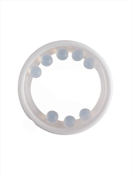 Эрекционное кольцо со стимулирующими шариками сверху и снизу Эрекционное кольцо со стимулирующими шариками сверху и снизу