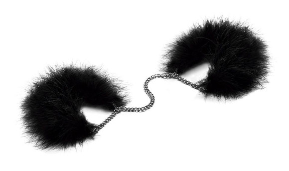 Перьевые наручники Za Za Zu Feather Handcuffs Bijoux Перьевые наручники Za Za Zu Feather Handcuffs Bijoux
