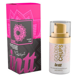 Возбуждающий гель Golden Chups с малиновым ароматом - 17 мл. Возбуждающий гель Golden Chups с малиновым ароматом - 17 мл.