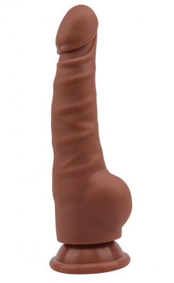 Коричневый фаллоимитатор Sailor - 22,5 см. Коричневый фаллоимитатор Sailor - 22,5 см.