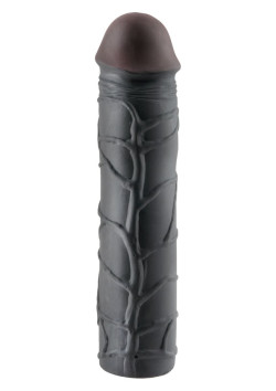 Чёрная удлиняющая насадка MEGA 3 EXTENSION - 22,8 см. Чёрная удлиняющая насадка MEGA 3 EXTENSION - 22,8 см.