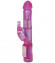 Розовый вибромассажёр с вращающимися шариками и клиторальным зайчиком GOOD VIBES SLIM PURPLE VIBE - 26 см. Розовый вибромассажёр с вращающимися шариками и клиторальным зайчиком GOOD VIBES SLIM PURPLE VIBE - 26 см.