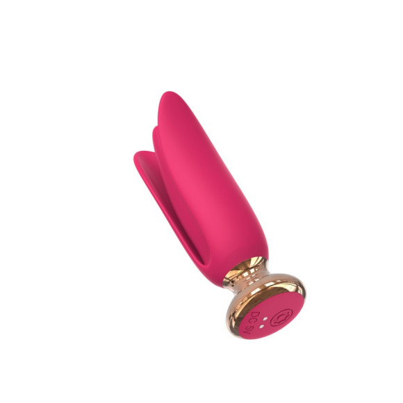 Розовая анальная вибровтулка с лепестками Розовая анальная вибровтулка с лепестками