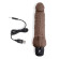 Коричневый вибратор с клиторальным выступом 7 Realistic Vibrator - 21,5 см. Коричневый вибратор с клиторальным выступом 7 Realistic Vibrator - 21,5 см.