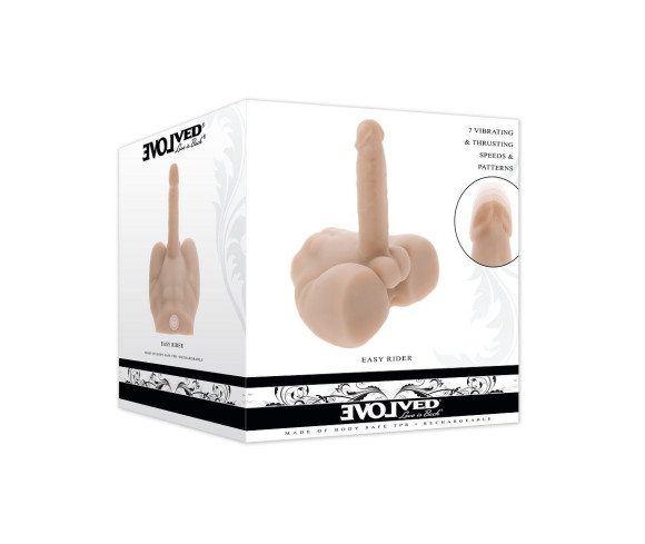 Мужской полуторс с вибрацией и поступательными движениями Easy Rider Мужской полуторс с вибрацией и поступательными движениями Easy Rider
