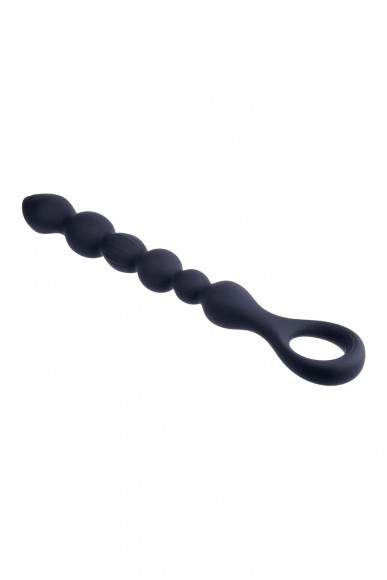 Черная анальная цепочка Beads Hunter - 25,4 см. Черная анальная цепочка Beads Hunter - 25,4 см.