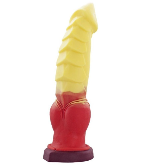 Фантазийный фаллоимитатор Огненный дракон - 27,5 см. Фантазийный фаллоимитатор Огненный дракон - 27,5 см.