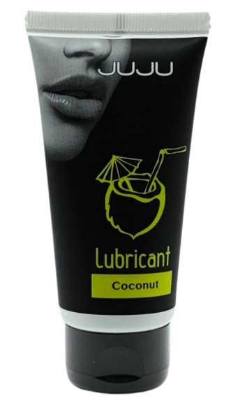 Съедобный лубрикант JUJU Coconut с ароматом кокоса - 50 мл. Съедобный лубрикант JUJU Coconut с ароматом кокоса - 50 мл.