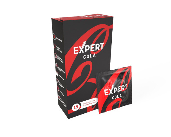 Презервативы с ароматом колы Expert Cola - 15 шт. Презервативы с ароматом колы Expert Cola - 15 шт.