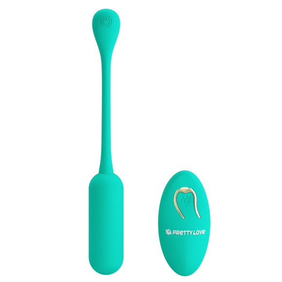 Зеленое виброяйцо Lechies с пультом ДУ Зеленое виброяйцо Lechies с пультом ДУ