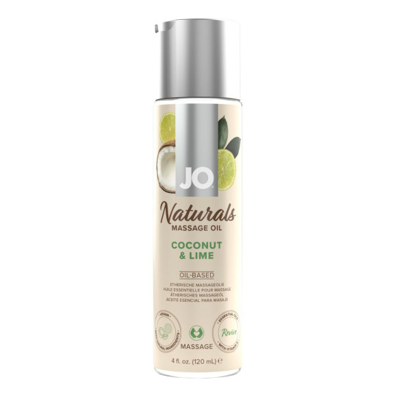 Массажное масло с ароматом кокоса и лайма JO Naturals Coconut & Lime - 120 мл. Массажное масло с ароматом кокоса и лайма JO Naturals Coconut & Lime - 120 мл.