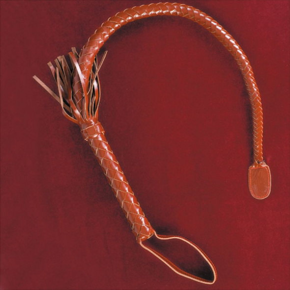 Коричневая кожаная плеть Коричневая кожаная плеть