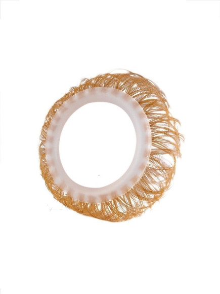 Эрекционное кольцо с бежевыми «ресничками»