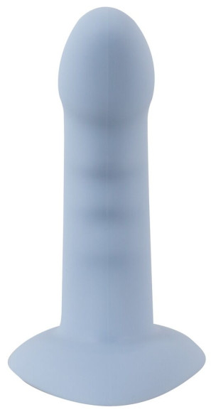 Голубой вибростимулятор на присоске Heart Guy - 17 см. Голубой вибростимулятор на присоске Heart Guy - 17 см.