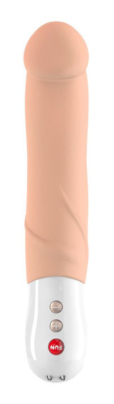 Телесный вибратор Big Boss - 23,5 см. Телесный вибратор Big Boss - 23,5 см.