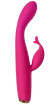 Ярко-розовый вибратор-кролик G-Hawker - 19,5 см. Ярко-розовый вибратор-кролик G-Hawker - 19,5 см.