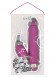 Лиловый вибратор FUNKY BUNNY со стимулятором клитора - 18,5 см. Лиловый вибратор FUNKY BUNNY со стимулятором клитора - 18,5 см.