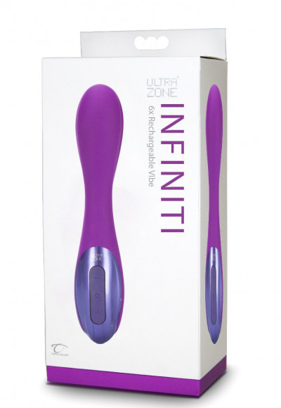 Фиолетовый перезаряжаемый вибромассажер Infinity 6x - 17,8 см. Фиолетовый перезаряжаемый вибромассажер Infinity 6x - 17,8 см.